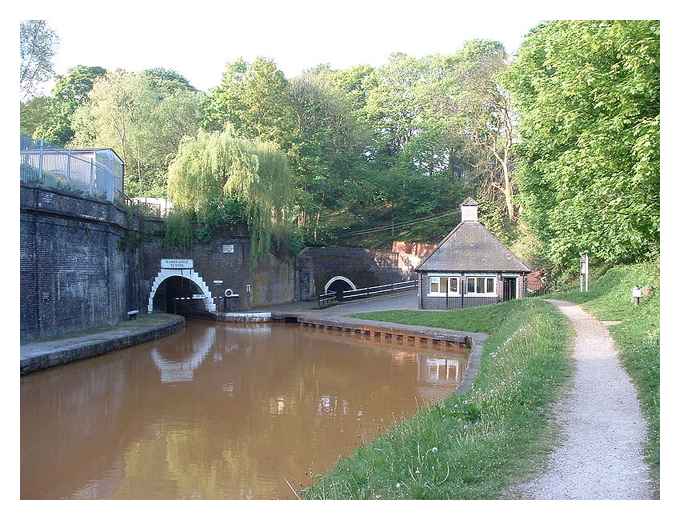 The North End of the Harecastle Tunnels - the Brindley tunnel is the one on the right © Akke Monasso under the Creative Commons licence