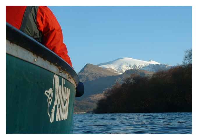 Canoeing on Llyn Padarn © Rory Francis