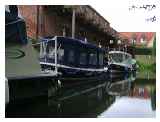 The river itself is a short paddle past the where the Stour Trust moor the boats they use for the tourist trips