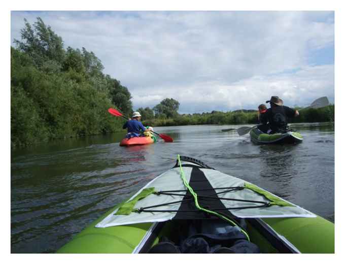 Paddling upstream