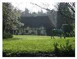 Canalside property and bronze horse