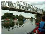 Turning left back onto the canal