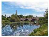 Olney bridge and church 