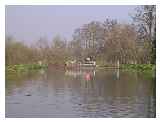 Turn right before the weir into the cut to Bowers Lock 