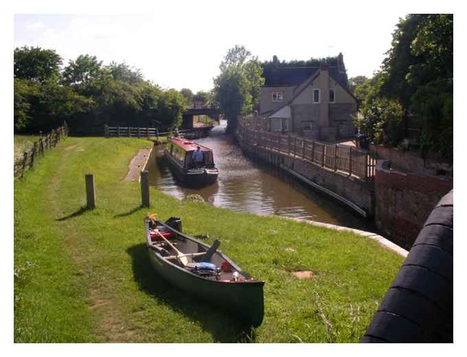 The get-in at Preston Bagot bottom lock