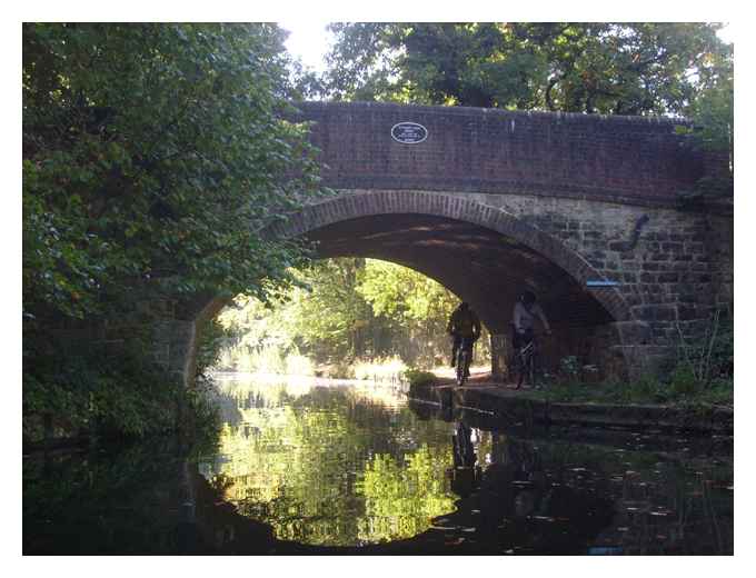 The road bridge at Mytchett